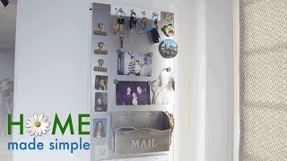 A Better Way to Organize Keys, Mail and Photos | Home Made Simple | Oprah Winfrey Network
