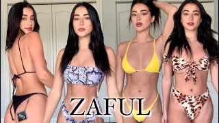 ZAFUL BIKINI TRY ON HAUL! INCREIBLES! | Samantha Sanchez