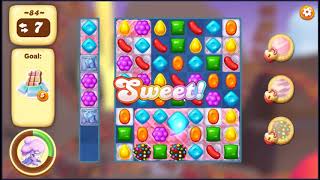 Candy Crush Tales Level 84 - NO BOOSTERS + FULL STORY + NO ADS ? | SKILLGAMING ✔️