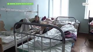 Injured Ukrainian soldiers treated in hospital in Donetsk