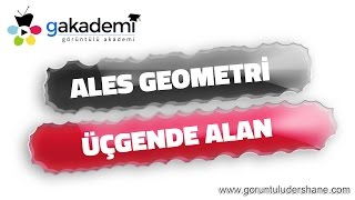 ALES Geometri Üçgende Alan