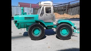 Трактор Т-150 к из бумаги.