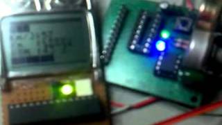 Simple Level & Frequency Meter With Atmega8 and Nokia 3310 LCD