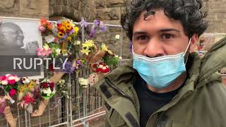 South Africa: St George's Cathedral memorial bells, flowers honour Desmond Tutu in Cape Town