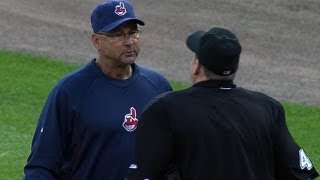 CLE@DET: Francona gets ejected in the eighth inning