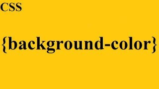 CSS how to: background-color
