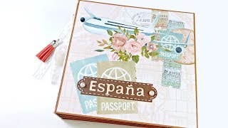 Álbum de viaje Wanderlust (con Más Scrap) | Encuadernación #19