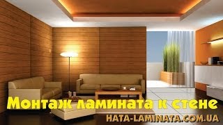 Ламинат EGGER - монтаж ламината на стену с замковой системой Just clic