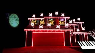 MUST SEE!!! "This Is Halloween" Light Show 2017