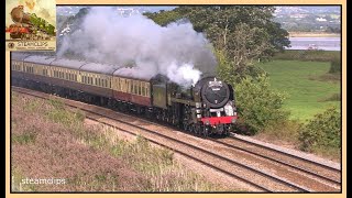 70000 Britannia Cuts a Dash on the Torbay Express. 30 Aug. & 13 Sept. 2015