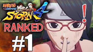 NARUTO Shippuden Ultimate Ninja STORM 4 - Ranked Matches #1 - Just Sarada Gameplay [PC]