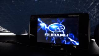 ユピテルGWR81sd　オープニング画面をスバルにカスタム