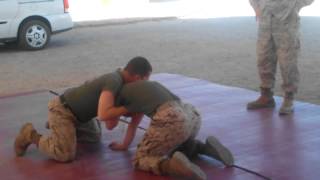 Female Corpsman VS Marine SGT in MCMAP