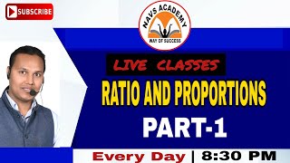 Ratio And Proportions By SSM SIR IIT DELHI