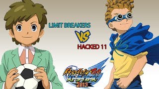 Inazuma Eleven GO Strikers 2013 Limit Breakers vs Hacked 11 Wii