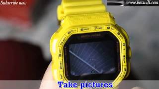 Vivo Sport Watch Phone 1 4 Inch Bluetooth Touchscreen Sporty Menu Black backlight