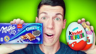 ОТКРЫВАЕМ ЕВРОПЕЙСКИЕ ВКУСНЯШКИ (Milka С OREO, Киндер Сюрприз, И Другое)
