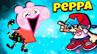 Босс ГЛИТЧ ВИРУС СВИНКА ПЕППА против Бойфренда во Friday Night Funkin vs Pibbified Peppa Pig