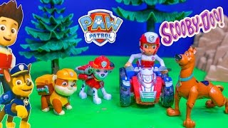 PAW PATROL  Helps Scooby Doo Solve a Spooky Mystery a Funny Toy  Parody