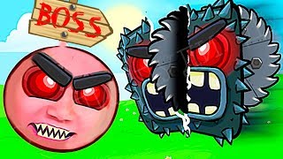 О НЕЕЕТ !!! ЗЛОЙ КРАСНЫЙ ШАРИК ??? МИСТЕР МАКС сразился с Ним ! Red Ball 4 Мультик про шар