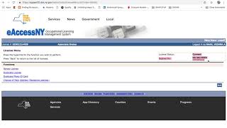How to do a License Renewal in NYS