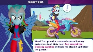My Little Pony Equestria Girls App - Full Episode Chapter 4 Friendship Games Part 1