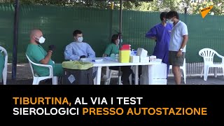 Tiburtina, al via i test sierologici presso autostazione