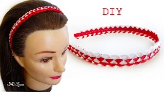ПЛЕТЕНИЕ ИЗ ЛЕНТ, МК / DIY Ribbon Braid