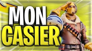On découvre mon casier fortnite ensemble 2019!