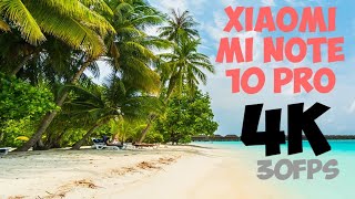 Xiaomi mi note 10 pro video test 4k 30fps