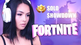 ?Solo Showdown Returns!! Come support yo girl☠️? Fortnite Battle Royale