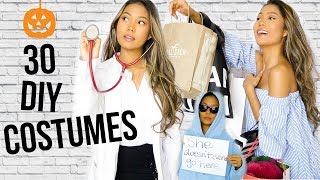 30 LAST MINUTE DIY HALLOWEEN COSTUMES 2017 || Farina Aguinaldo