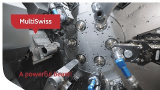 Tornos MultiSwiss 6x32, une bête de puissance ! / Tornos MultiSwiss 6x32: a powerful beast!