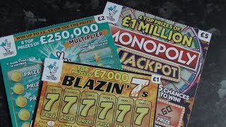 scratch cards  WINNERS