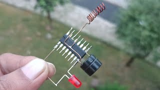 DIY NON CONTACT AC LINE TESTER WITH IC CD4017