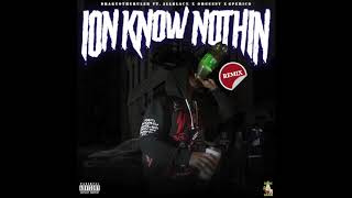 Drakeo The Ruler - "Ion Know Nothin Remix" feat. ALLBLACK, G Perico, & Ohgeesy (Official Audio)