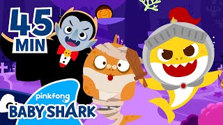 Boo! Spooky Halloween Monsters! | +Compilation | Baby Shark Halloween 