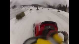 Pittsburg, New Hampshire Youth 14-17 Great North Woods Vintage Snowmobile Race January 11th Final