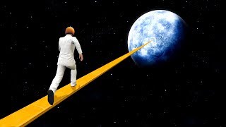 LONGEST DEATHRUN FROM SPACE (GTA 5 Funny Moments)