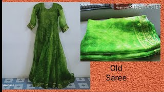 full Length Umbrella Gown cutting and stitching