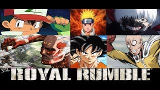 WWE 2k18 Royal Rumble Anime Characters