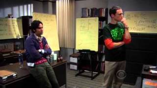 sheldon & raj eye of tiger