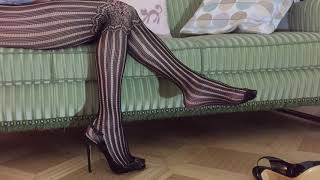 Dangling with my new High Heels at home