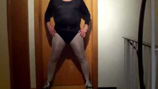 Strumpfhose und Leotard