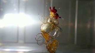 Collectible brooch "Iris flower" by Rita Briali - Fluorita Design Studio.