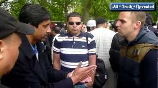Christian asks Muslim-When We Die, Where Do We Go? Hyde Park speakers corner (15 July 2012)