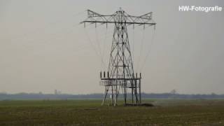 Explosie onder hoogspanningsmast aan Oppen Swolle