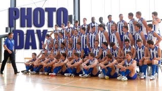 February 5, 2013 - Behind the scenes at photo day