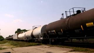 CN 330 w/ BC Rail 4602 & CN 5429 (ex GMTX 9074) lead this EB mixed freight train thru the Ingersoll