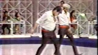 setembro/1985 - dança grega no programa "Flávio Cavalcante" no SBT
